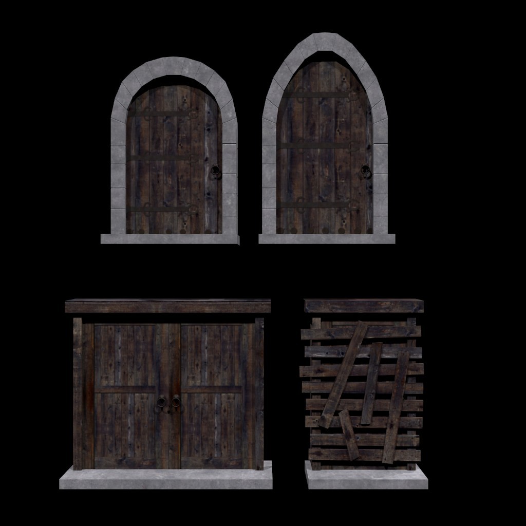 Medieval Modular Design: Doors preview image 1